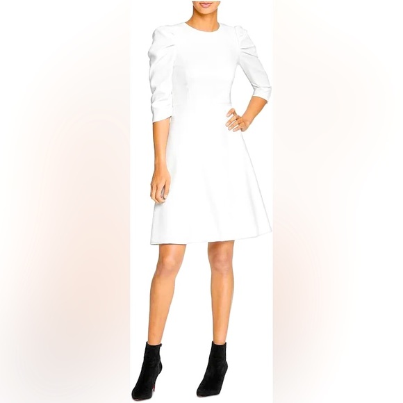 Halston Womens Mini Casual Sheath Dress size 4 fully lined New without tags - Picture 1 of 8